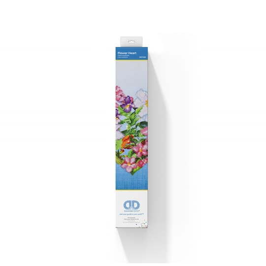 Diamond Dotz® Intermediate Level Flower Heart Diamond Painting Kit